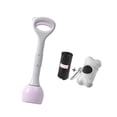 thumbnail image 3 of Dog Scooper Durable Easy to Use Pet Waste Grabber Dog Poop Pick up Tool 49cm, 3 of 9