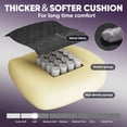 thumbnail image 4 of Gaming Chair Velvet Fabric Pocket Spring Cushion,Reclining Gamer Chair,Ergonomic Game Chair with Footrest,Headrest,Purple, 4 of 8