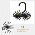 thumbnail image 3 of MesaSe Black 360 Degree Rotating Scarf Hanger Adjustable Twirl Tie Rack Tie Belt,Multipurpose Organizer,Hook Ties Scarf for Closet Storage, 3 of 6