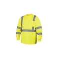 thumbnail image 2 of Hi-Vis Lime Long Sleeve T-Shirt - Size Extra Large, 2 of 2