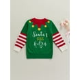 thumbnail image 2 of Kmbangi Chandail Jacquard de Noël pour Enfants à Col Rond à Manches Longues, 2 of 8