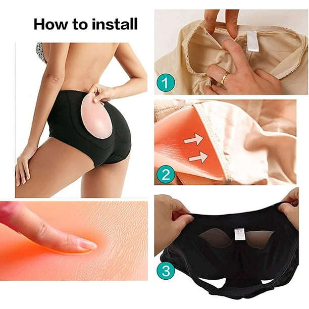 Silicone Butt Pads Butt Enhancer Underwear Silicone Padded Panties