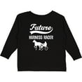 thumbnail image 3 of Inktastic Future Harness Racer Horse Racing Boys or Girls Long Sleeve Toddler T-Shirt, 3 of 5