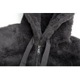 thumbnail image 5 of Giolshon Women's Faux Fur Jacket with 2 Side Seam Pockets, The Coat with Hood Spring and Fall, 5 of 6