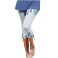 thumbnail image 1 of Womens Relaxed Fit Pants by Generic Summer Casual Drawstring Solid Cropped Cargo Pants, Black, Size XL, 1 of 5