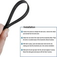 thumbnail image 6 of FNNMNNR 4 Pack Vacuum Belts Compatible with Hoover PowerDash Pet FH50700 FH50710 FH50702 Carpet Cleaner  Replace Part 440012733  440014074, 6 of 12