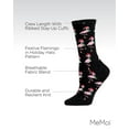 thumbnail image 3 of MeMoi Festive Flamingos Holiday Crew Socks - Mens - Male, 3 of 7