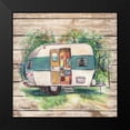 thumbnail image 2 of Williams, Todd 12x12 Black Modern Framed Museum Art Print Titled - Retro Camping Trailer, 2 of 5