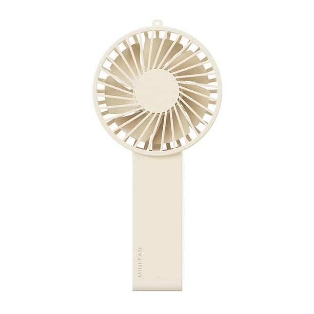 Ventilador de mano Zulema Quiet 3 Gear Ventilador de mesa de escritorio Amarillo Abanico portátil