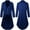 Blue Jacket for Men, variant on Men's Gothic Coat Jacket Long Sleeve Jacket Button-up Lapel Coat Casual Blouse Tops Coat Solid Color Coffee XXL