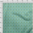 thumbnail image 2 of oneOone Cotton Cambric Fabric Damask Ikat Print Fabric By Yard 56 Inch Wide, 2 of 4