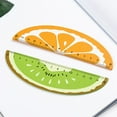 thumbnail image 3 of HLONK Cute Cartoon Watermelon Orange Lemon Kiwi Plastic Ruler Students Stationery, 3 of 8