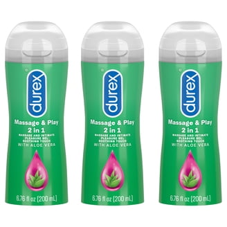 Durex 2 in 1 Massage Gel & Personal Lubricant, Ylang Ylang, 6.76 fl oz