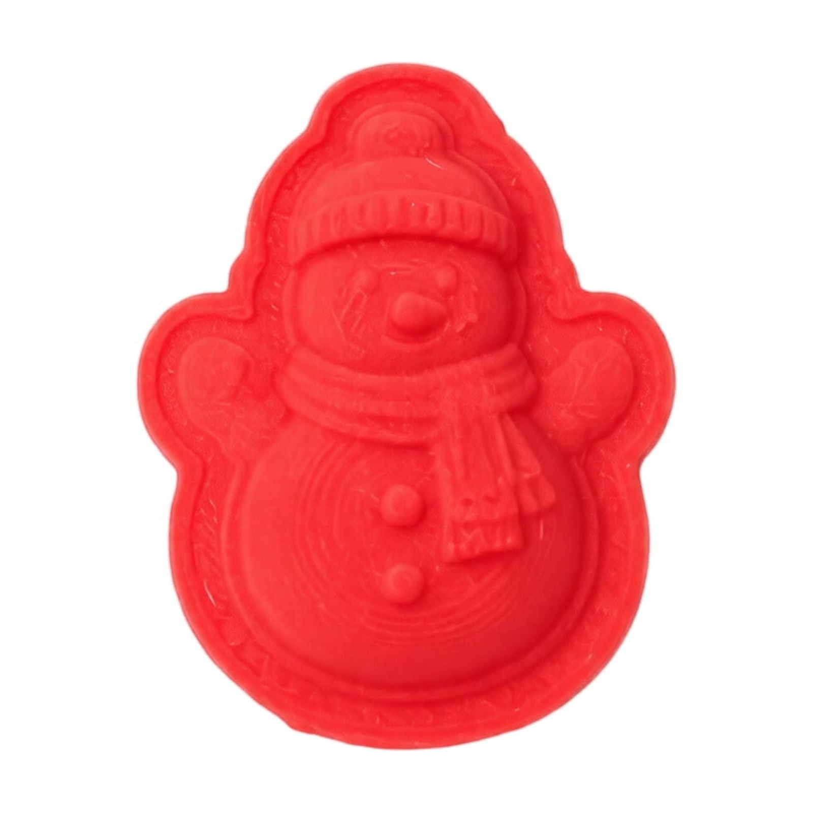 Festive Snowman Mini Pie Mold Pocket Hand Bakeware Pastry Press Stamps Holiday Cookie Cutter Baking Tool Supplies Decor Pieces Elements Component Accessory Tool Gadget Piece Unit Accessory