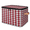 Multicolor 2, variant on ADECORIVY Red White Buffalo Check Storage Bin with Lid, Decorative Storage Boxes Cube for Shelves, Foldable Storage Baskets Closet Clothes Organizer with Handles