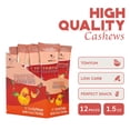 thumbnail image 3 of Mix Cashews Variety Packs (Wasabi, Tom Yum, Sea Salt Caramel) - 12 Cashew Snack Packs Roasted Nuts (1.5oz Each) – Keto, Vegan, Gluten-Free - Healthy Snacks for Trail Mix, Office, or Party, 3 of 5