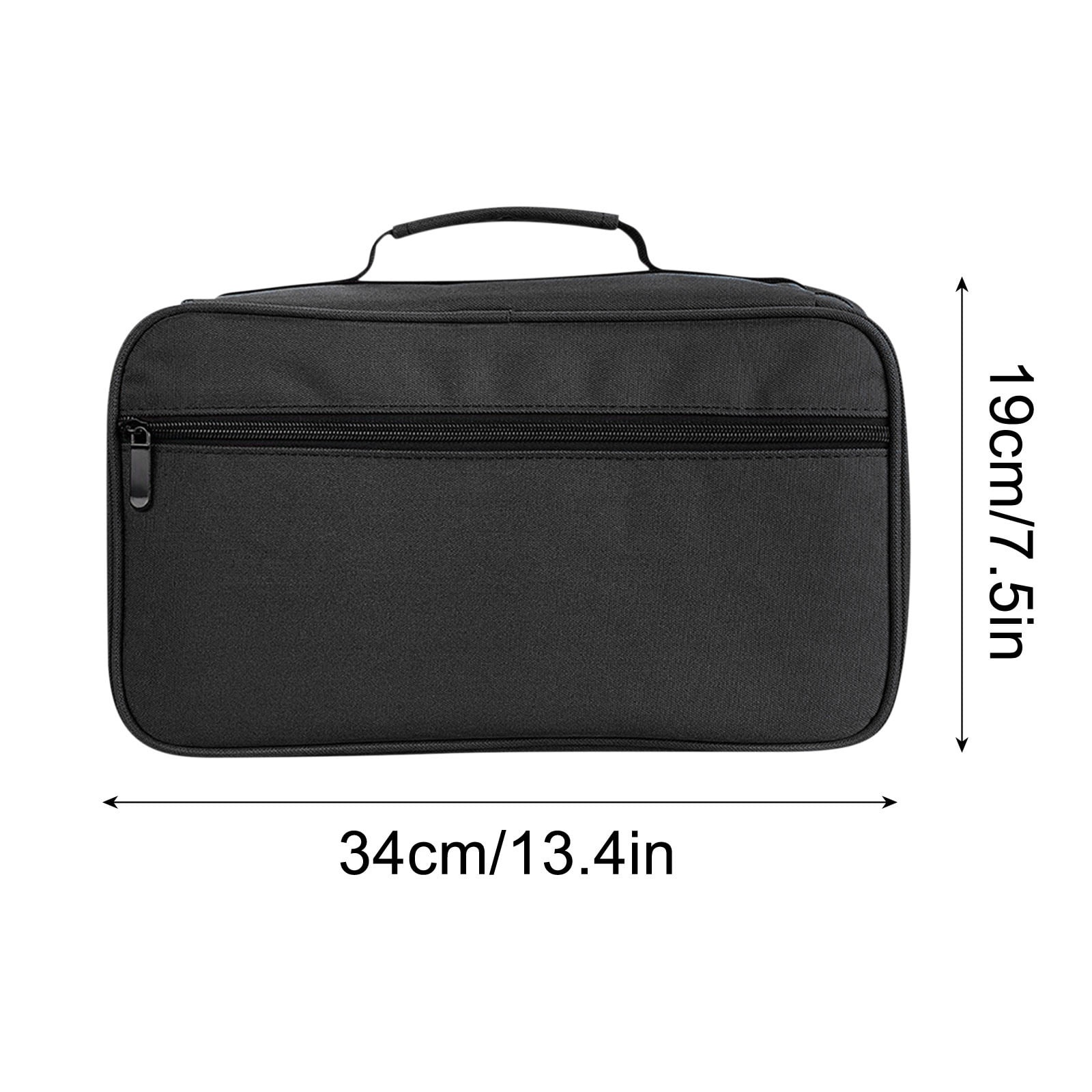 60 Slots Marker Storage Bag,Large Capacity Marker Storage Case with Carrying Handle,Portable Pencil Organizer Bag,Suitable for Office and Home