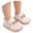 White, variant on Toddler Shoes for Unisex Closed Toe Mary Jane Mesh Breathable Shoes Flower Decor Anti Soft Sole Toddler Sneaker for Baby First Walkers Summer White Size 4.5