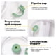 thumbnail image 3 of Juego Tapones A Prueba Derrames 1+2 () Verde, 3 of 9