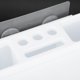 thumbnail image 2 of Elegante portavasos y cepillo de dientes de plástico PP para montaje en pared, instalación sin perforaciones, juego organizador de baño que ahorra espacio, 2 of 8