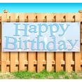 thumbnail image 1 of Happy Birthday 13 oz Vinyl Banner With Metal Grommets, 1 of 4