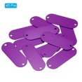 thumbnail image 3 of Uxcell Aluminum Blank Tags with 2 holes Metal Stamping Blanks Pet ID Label with Key Rings Purple 20Pcs, 3 of 6