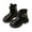 Black, variant on ZACPNCV Boys Girls Mesh Lace Shoes Boots Non- Breathable Boots Toddler Casual Cute Prewalker Footwear Baby Daily First Walkers Black