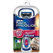 Angle View: Gillette Fusion Proglide, Manual Razor, Washington Nationals, 1ea