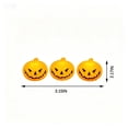 thumbnail image 6 of Halloween Pumpkin Dedorations Indoor Outdoor, Mini Pumpkin Night Light, Weather Resistant Small Pumpkin Figurine for Desk Shelf Halloween Party Indoor Home Decorations 1.97*2.17in 3pack, 6 of 7