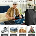 thumbnail image 4 of Multi Functional Travel Storage Bag, Large Capacity Storage Bag, Water Repellent Polyester, Portable Handheld Design, Ideal for Clothing/shoes, Travel Essentials, Versatile Packing Organizer, 4 of 8