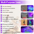 thumbnail image 2 of Black Light UV Flashlight Blacklight 12 LED Urine Detector for Dog/Cat/Pet Urine & Dry Stains and Bed Bug on Carpets/Rugs/Floor,Matching with Pet Odor Eliminator, 2 of 8