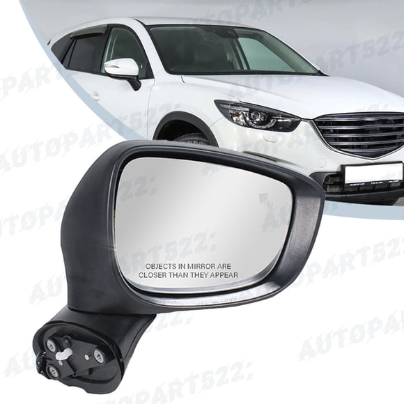 Passenger Side Mirror for Mazda CX-5 2015 - 2016 7 Pin White with Blind Spot