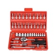 thumbnail image 3 of 46-Piece Professional Auto Repair Tool Kit with Ratchet Wrench and Socket Set – Comprehensive Car Maintenance Solution for Mechanics & Home Use, Portable Durable Case Included for Mobile Repairs and, 3 of 6