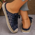 thumbnail image 6 of Willtoo Wedding Shoes Bridal Sneakers Flats Bride Tennis Shoes Flowers Lace Sneakers, 6 of 6