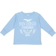 thumbnail image 3 of Inktastic San Diego California Cute Surfing Boys or Girls Long Sleeve Toddler T-Shirt, 3 of 5