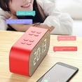 thumbnail image 3 of Portable Wireless Bluetooth Speaker Alarm Clock Subwoofer Hands-free Music Player, 3 of 5