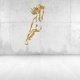 thumbnail image 2 of SilverGalloping Horse Mirror Wall Sticker Diseño creativo moderno Tatuajes de pared 3d Acrílico, 2 of 5