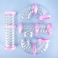 thumbnail image 3 of DIY Modular Hamster Cage Tube Maze Habitat with Interconnecting Plates and Secure Sealing Caps for Small Pet Exploration and Play, 3 of 3
