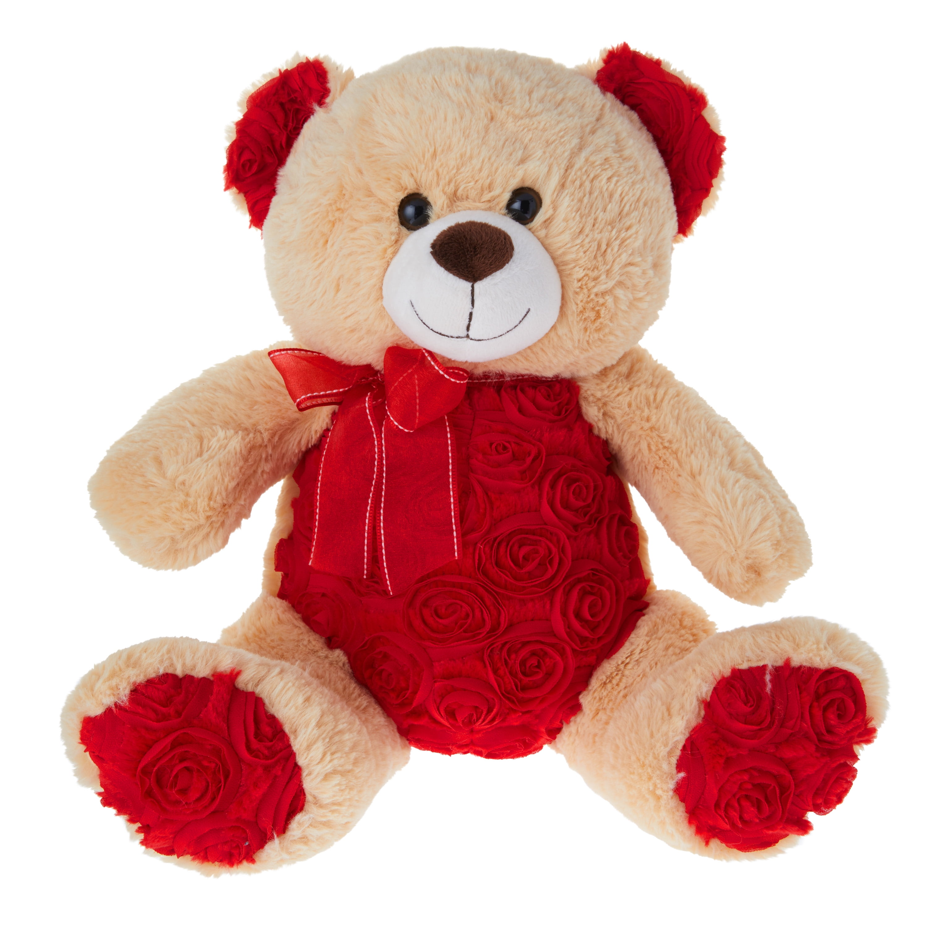 VALENTINES DAY GIFT For Her Him Present Plush Teddy Balloon Red Rose Soaps 