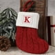 thumbnail image 1 of Initial Alphabet Christmas Stockings 7inch Letter Personalised Xmas Stocking Letter Personalised Xmas Stocking 26 Soft Stockings Decorations For Family Party, 1 of 2