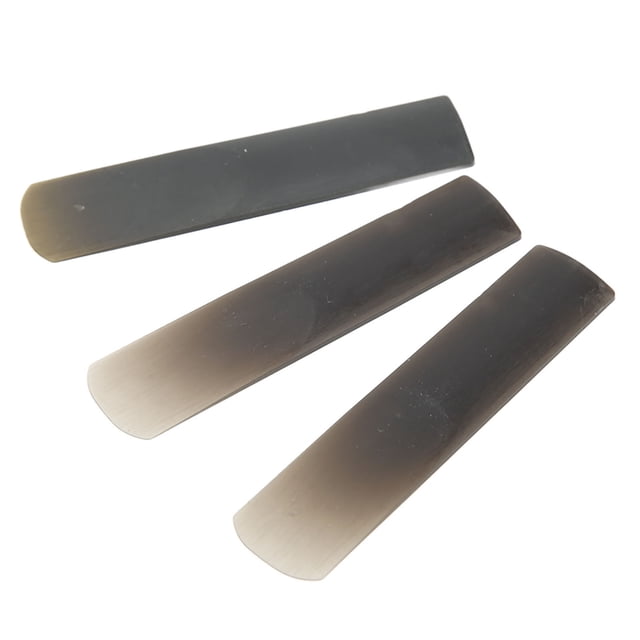 Anches de Sax, Anche de Soprano Facile à Jouer Installation Simple 3 Pcs pour Remplacement Rouge,Noir,Bois