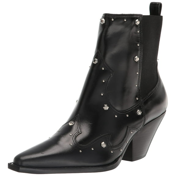 Vince Camuto Women's Footwear Women's NORLEY Ankle Boot, Black, 6