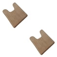 thumbnail image 4 of Alfombrilla de baño Toystoory espuma tipo U lavable antideslizante Caqui 50*60cm 2piezas, 4 of 6
