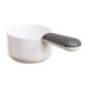 thumbnail image 1 of Cuchara medidora de plástico blanca para alimento de mascotas, ideal para gatos y perros, 100g de capacidad, diseño ergonómico, uso en cocina y hogar., 1 of 7