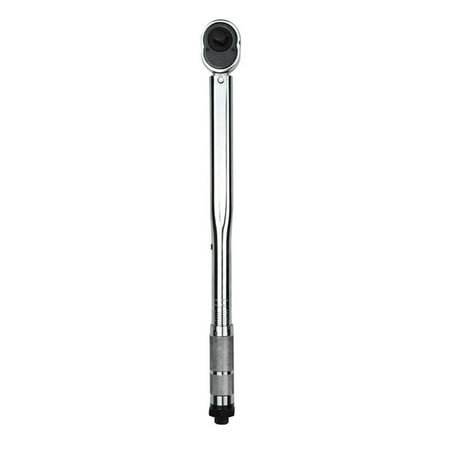 

Torque Wrench 1/2 inch 10-150ft-lb Torque Adjustable Multifunctional Wrench for Car Motor Repair (Silver)
