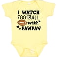 thumbnail image 3 of Inktastic I Watch Football with My Pawpaw Boys Baby Bodysuit, 3 of 5