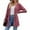 Wine Red, variant on Women's Long Sleeve Cardigan Sweater Lightweight Button Down Brushed Knit Tops with Pockets S~3XL