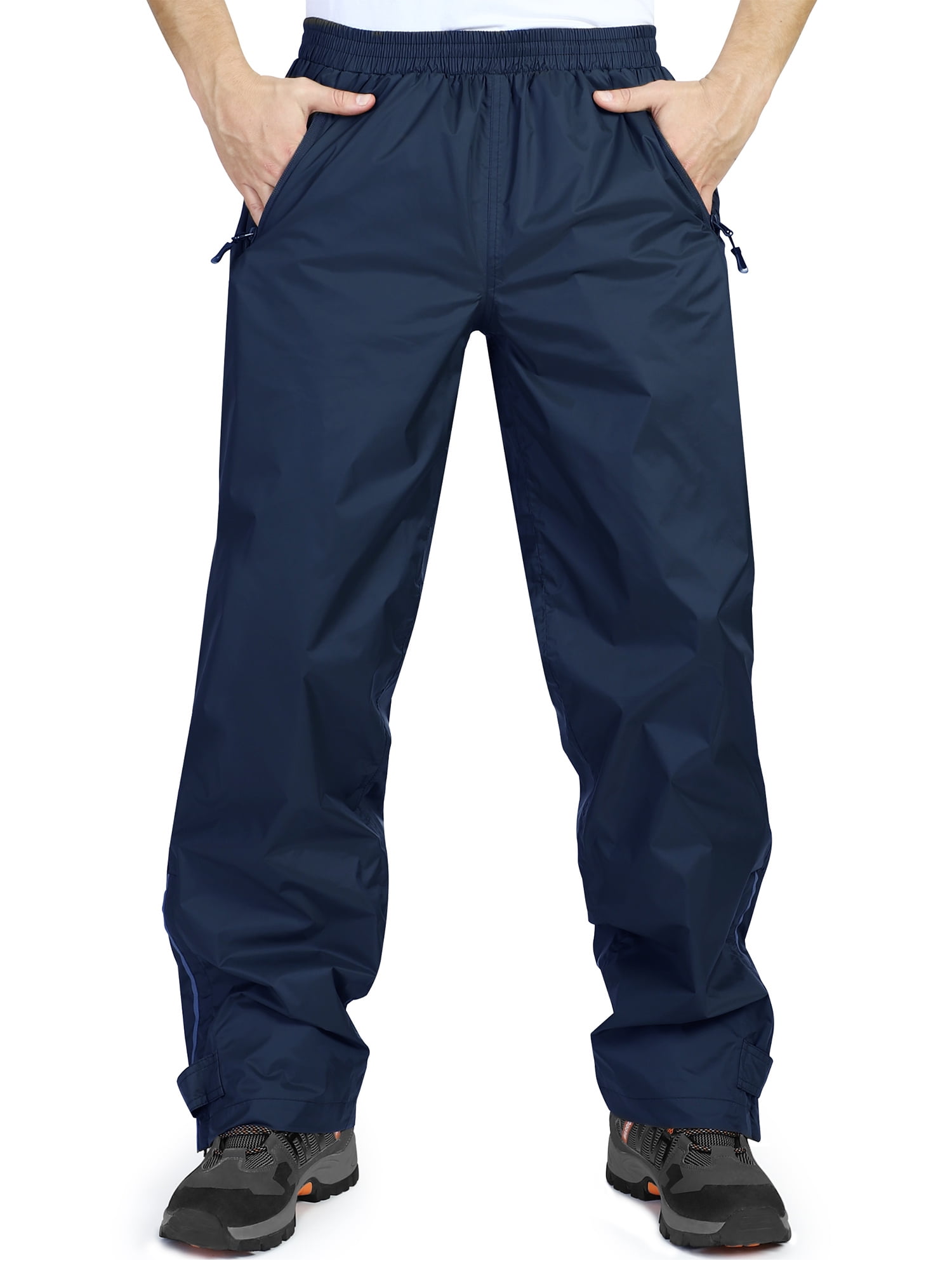 33,000ft Men's Rain Pants, Waterproof Rain Over Pants, Windproof