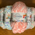 thumbnail image 2 of Troyarn Velvet Colors Chenille Baby Blanket Yarn Amigurumi Yarn for Crocheting and Knitting Super Bulky 100 gr (131 yds) (10201), 2 of 9