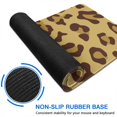 thumbnail image 6 of Long Mouse Pads for Desk,Yellow and Brown Of Leopard Print Desk Mats on Top Of Desks, Desk Mouse Pad Extra Large with 3mm Non-Slip Base and Stitched Edge for Gaming,Office,Work,Home 47.3"x23.6", 6 of 6